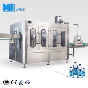 Wasserflaschen-waschende füllende mit einer Kappe bedeckende Maschine